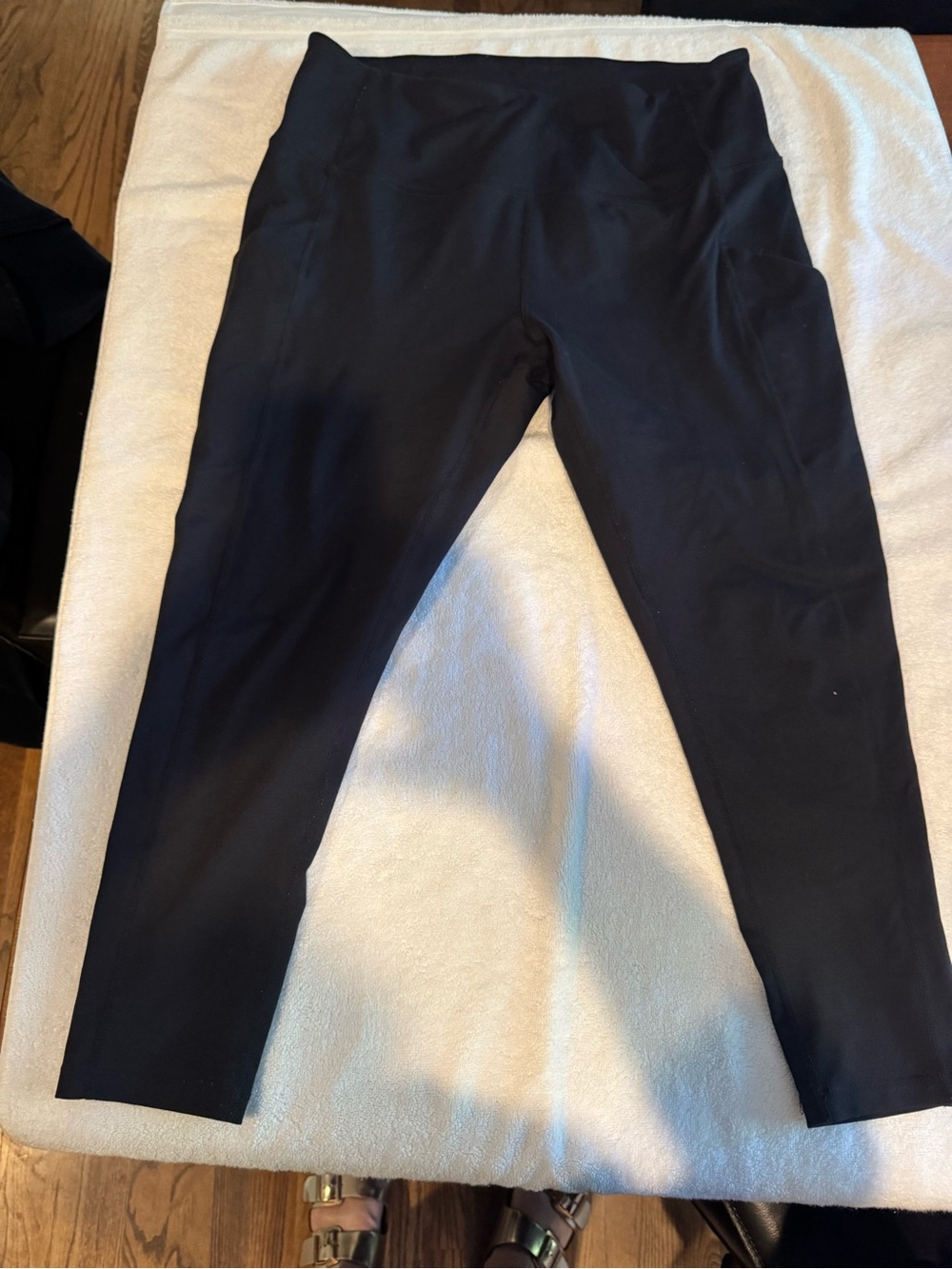 Zella Black High-Rise Performance Leggings-Capri. Good condition.